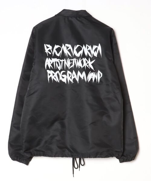 「RVCA」 コーチジャケット「nano・universeコラボ」 M ブラック メンズ_画像2