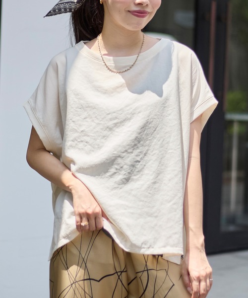 MICA&DEAL（マイカアンドディール） tシャツ 半袖 フレンチスリーブ