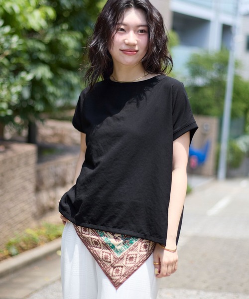 MICA&DEAL（マイカアンドディール） tシャツ 半袖 フレンチスリーブ