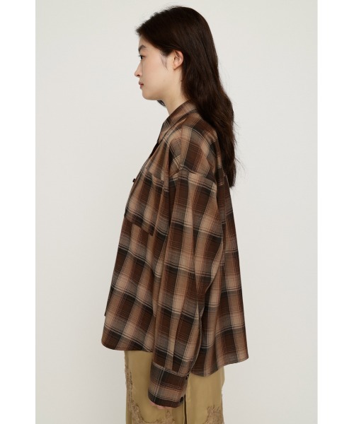SLY（スライ） ブラウス シャツ LOOSE CHECK SH ルーズチェックシャツ 