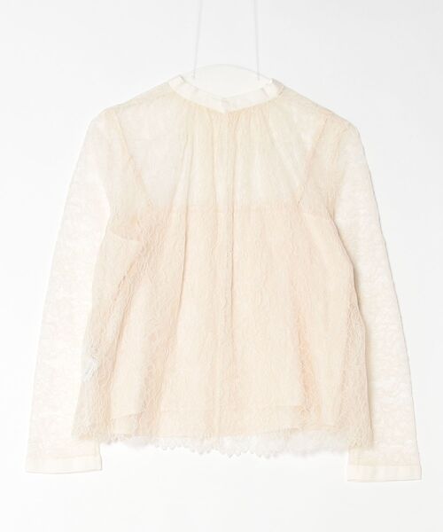 「Demi-Luxe BEAMS」 長袖ブラウス 38 ホワイト レディース_画像2