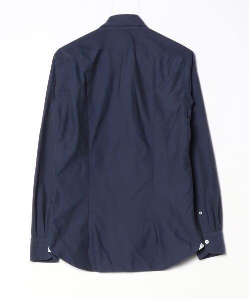 「BRILLA per il gusto」 「GIANNETTO」長袖シャツ MEDIUM ネイビー メンズ_画像2