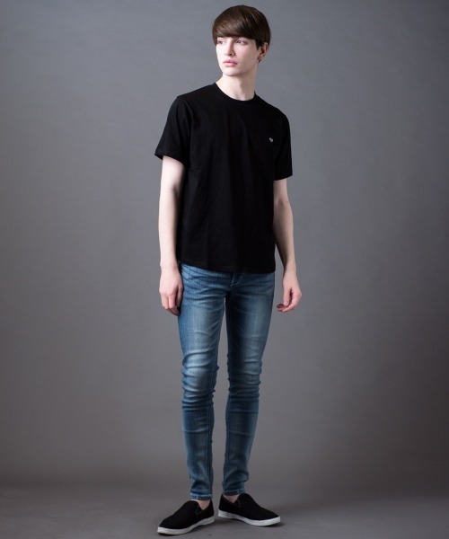 「BUFFALO BOBS」 半袖Tシャツ 1-2 ホワイト メンズ_画像3