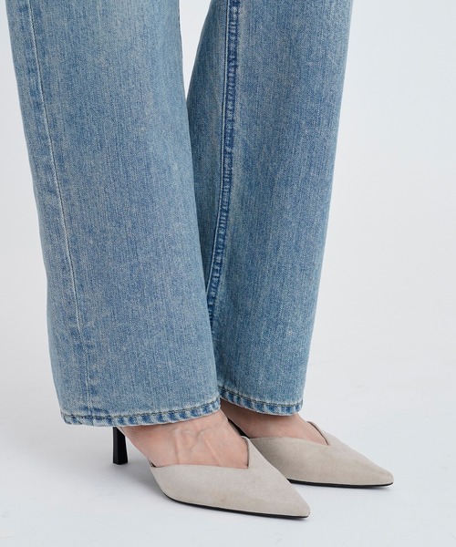 「YANUK」 デニムパンツ 25inch ブルー レディース_画像8