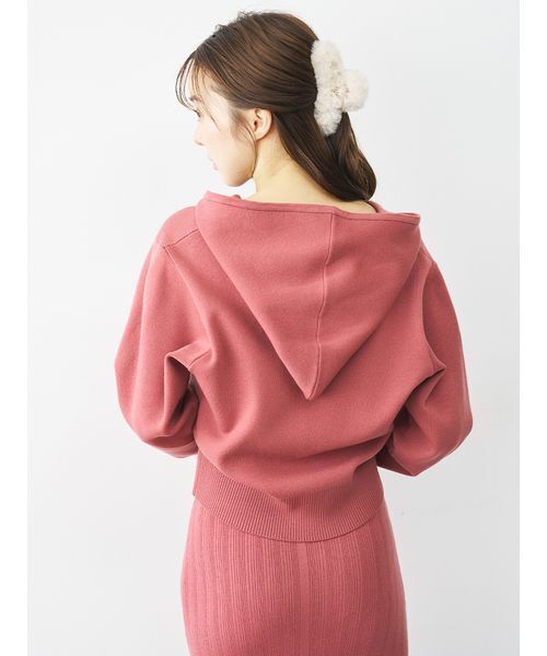 SNIDEL HOME パジャマ ルームウェア エンブレムニットパーカー