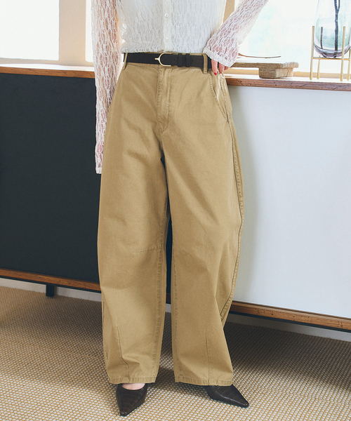 Spick＆Span（スピック アンド スパン） ワイドパンツ チノパン 「追加