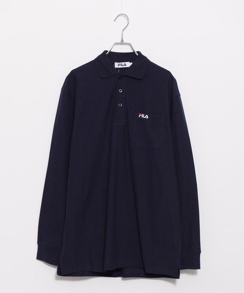 FILA ポロシャツ 「FILA/フィラ」ワンポイント ロゴ刺繍 綿100