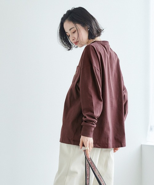 tシャツ Tシャツ U.S. POLO ASSN. /ユーエスポロアッスン 別注 袖ボリューム 胸刺繍ポケットロングTシャツ|ZOZOTOWN |24