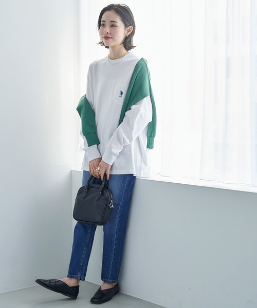 tシャツ Tシャツ U.S. POLO ASSN. /ユーエスポロアッスン 別注 袖ボリューム 胸刺繍ポケットロングTシャツ|ZOZOTOWN |14