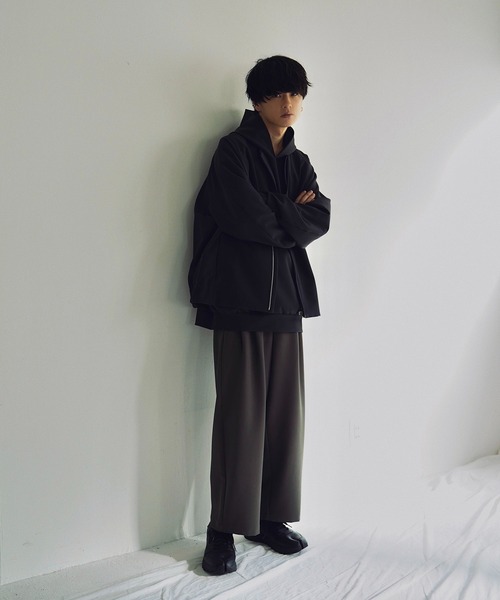 ATTACHMENT（アタッチメント） パーカー × WYM」TRIANGLE CUTTING HUGE