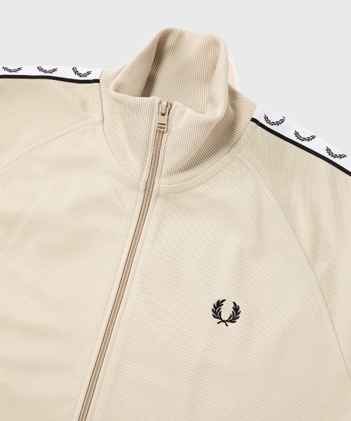 もちFRED PERRY トラックジャケット　ミント　L FRED PERRY - Fred Perry⭐️トラックジャケット M 刺繍月桂樹