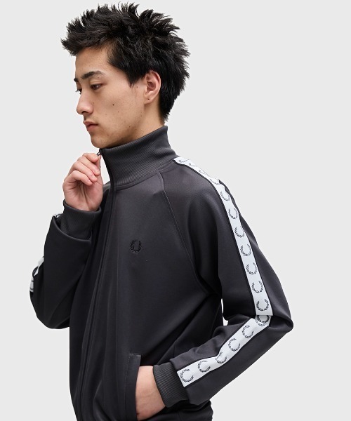FRED PERRY ジャージ Taped Track Jacket／フレッドペリー