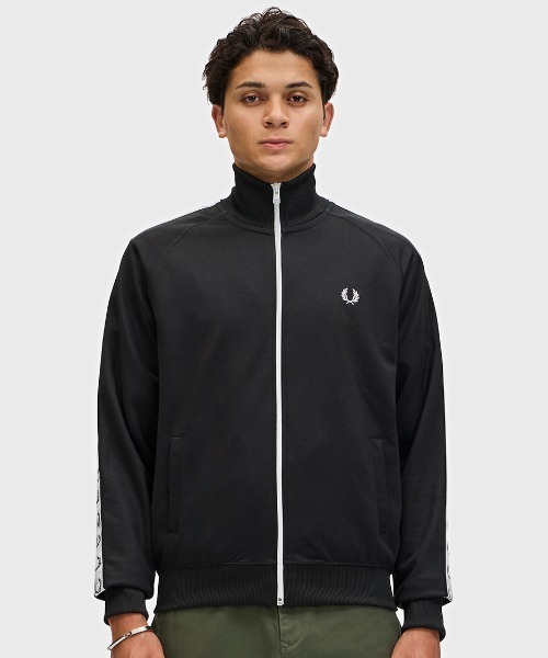 FRED PERRY ジャージ Taped Track Jacket／フレッドペリー