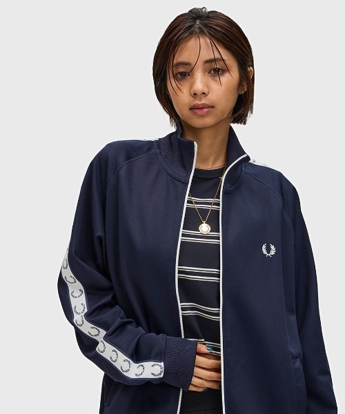 FRED PERRY ジャージ Taped Track Jacket／フレッドペリー