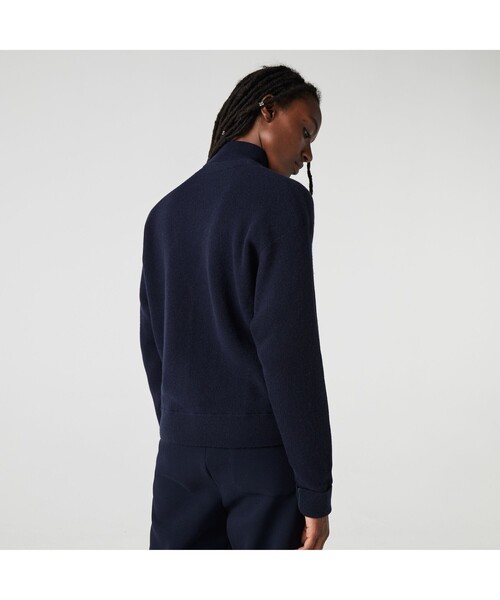 LACOSTE カーディガン プレーンVネックニットカーディガン