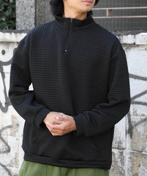MAISON CLUB（メゾンクラブ） tシャツ 「MAISON CLUB」ハーフジップ 
