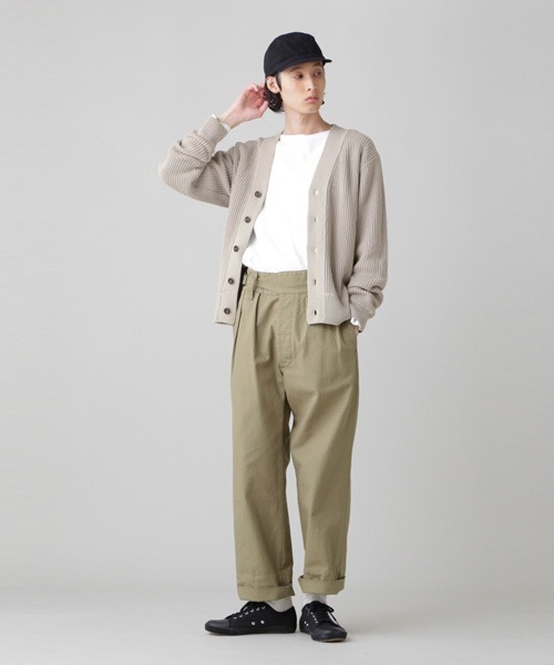 パンツ ORGANIC COTTON GABARDINE