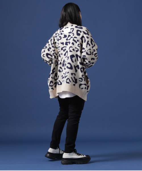 WACKO MARIA (ワコマリア) LEOPARD HEAVY MOHAIR CARDIGAN(レオパード