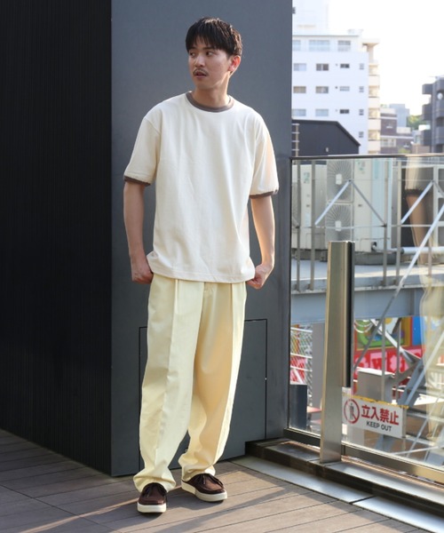 tシャツ *A VONTADE / リンガーTシャツ メンズの画像