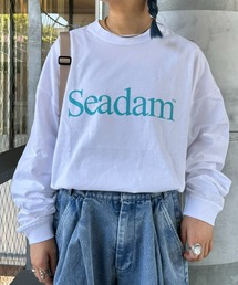 tシャツ 「WEB限定」「ユニセックス」SEADAMロゴプリントビッグシルエットロンTee メンズ レディース｜ZOZOTOWN Yahoo!店