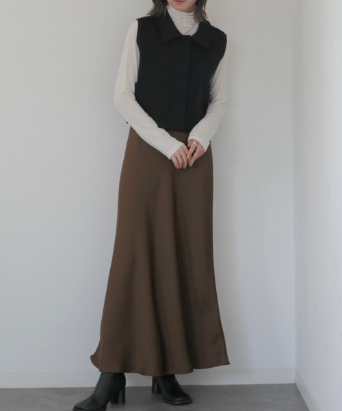 新品　Reurie' レウリィ　ロングスカート　マーメイドスカート　人気 vintage satin mermaid skirt BOTTOMS Reurie'（レウリィ）