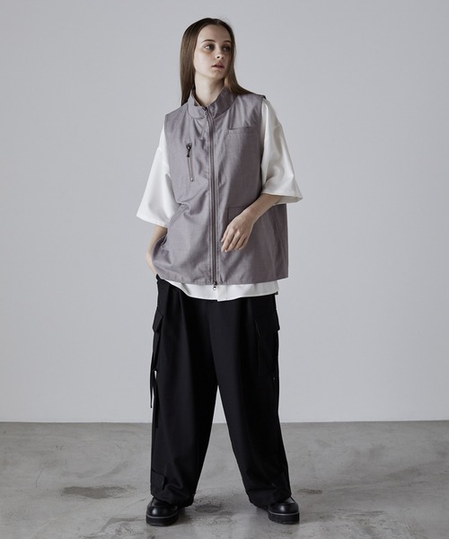 ベスト/ジレ oll_kyoto Bib vest WOMENS/アウター/ベスト/ジレ(並び順：新着順)｜THE TOKYO ONLINE STORE
