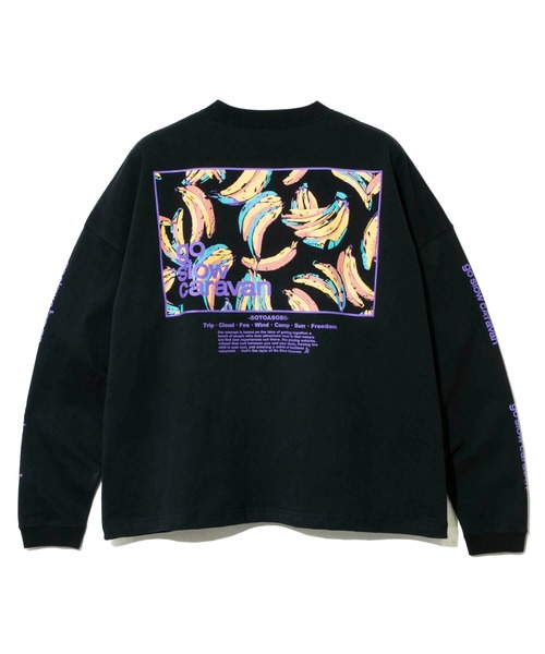 go slow caravan tシャツ USA/C スクエアLOGO バックプリント