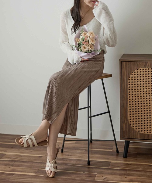 スカート セルフカットプリーツスカート : ZOZOTOWN Yahoo!店