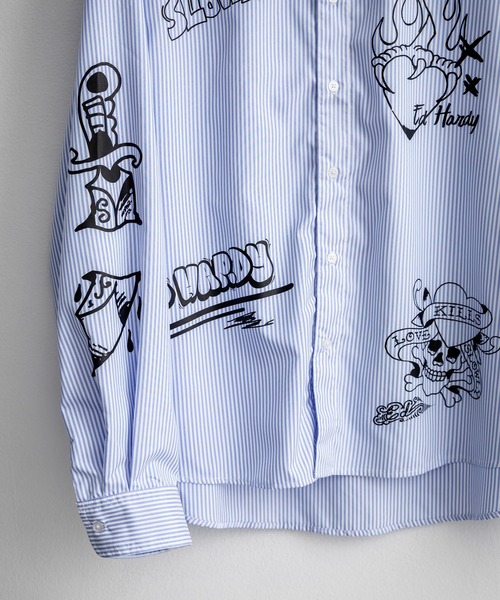希少 Ed Hardy エドハーディー 半袖シャツ ミリタリー スタッズ M 楽天市場】ED HARDY エド・ハーディー（テイスト（ファッション