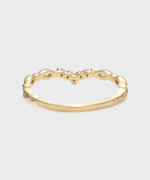 指輪 リング 「Pocket Ring」K10ダイヤモンドリング レディースの画像