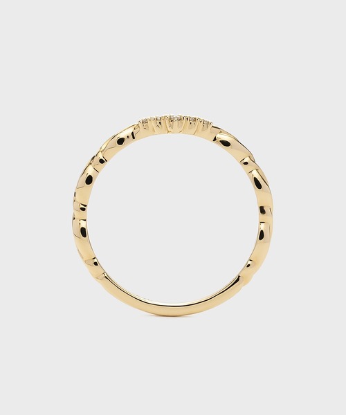 指輪 リング 「Pocket Ring」K10ダイヤモンドリング レディースの画像