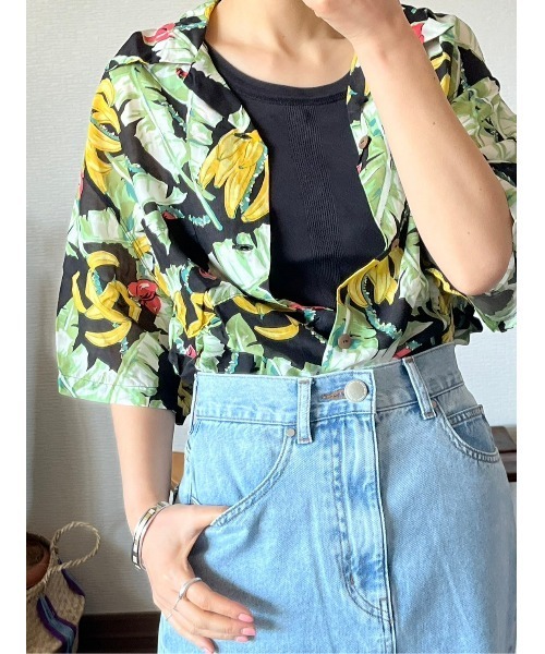 BLACK BY MOUSSY デニムスカート long slit denim skirt(ロング