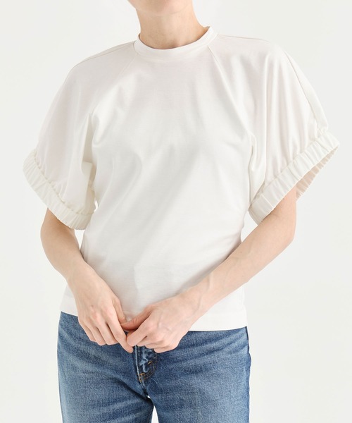 tシャツ 「SATORU SASAKI/サトルササキ」ROLL-UP SLEEVE T-SHIRTS/ロールアップスリーブTシャツ レディース