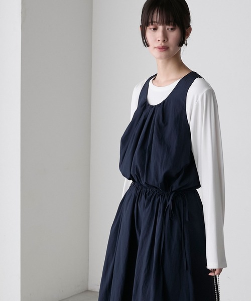 Mewl バルーンタンクネイビーワンピース Mewl ワンピース バルーンタンクワンピース : ZOZOTOWN Yahoo!店
