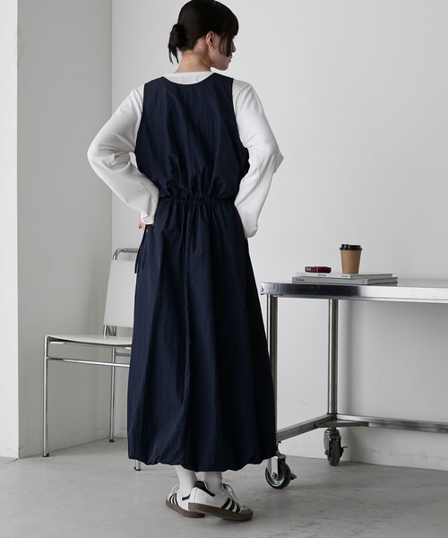【値下げ】lilLilly ナイロンバルーンワンピース ナイロンバルーンワンピース | lilLilly official webstore