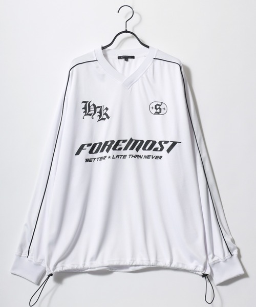 Lazar tシャツ Soccer Game Shirt LS Tee/オーバーサイズ