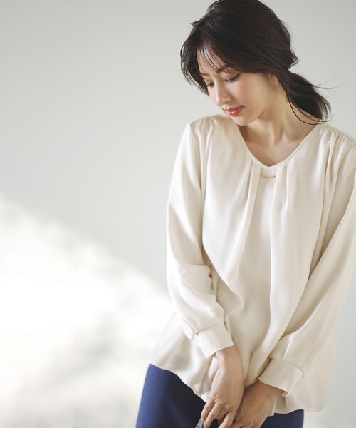 ブラウス シャツ 「WEB限定」エニポカシリーズVネック ブラウス レディース WEB限定】エニポカシリーズVネック ブラウス / any SiS