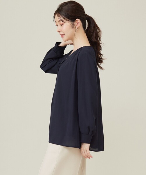 any SiS ブラウス シャツ 「WEB限定」エニポカシリーズVネック