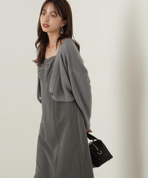 PROPORTION BODY DRESSING ワンピース フワフワカーデセット
