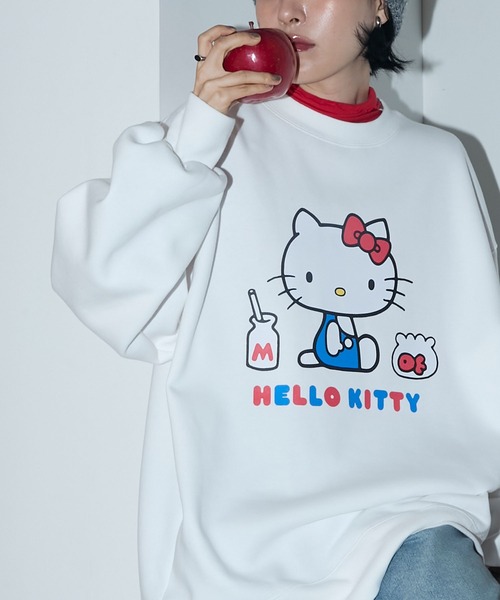 sanrio トレーナー スウェット 「HELLO KITTY × forksy