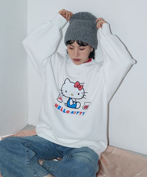 sanrio トレーナー スウェット 「HELLO KITTY × forksy