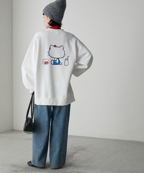 【HELLO KITTY】スウェットプルオーバー　2点セット sanrio トレーナー スウェット 「HELLO KITTY × forksy