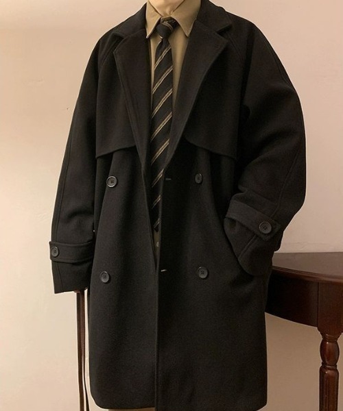 MGV（エムジーヴィー） チェスターコート コート ダブルボタン
