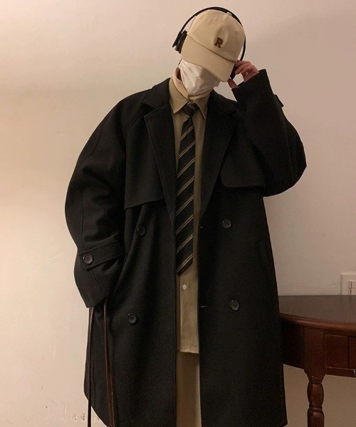 MGV（エムジーヴィー） チェスターコート コート ダブルボタン