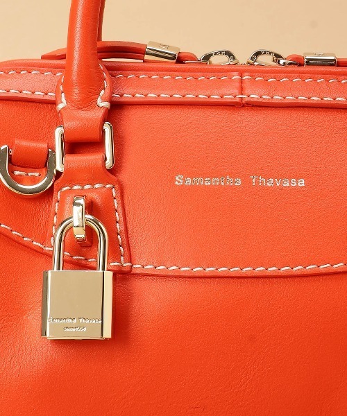 Samantha Thavasa（サマンサタバサ） ハンドバッグ イタリアンカーフ
