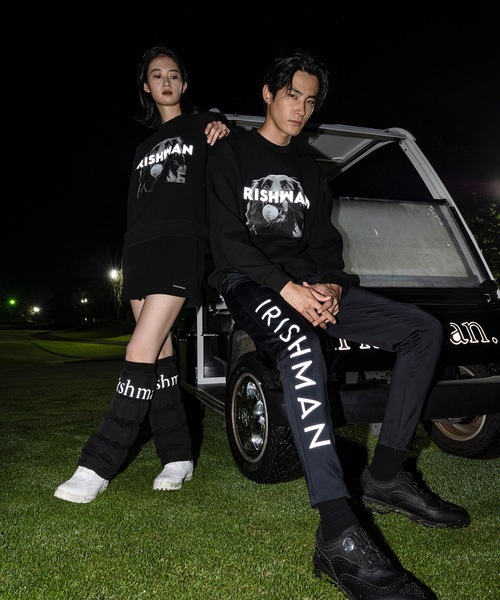 irishman 光るスリムロングパンツ<もち暖> REFLECT】warm slim long pants / 光るスリムロングパンツ&lt