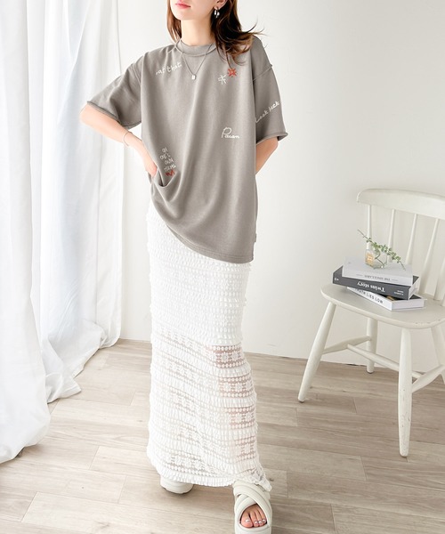 [classicalelf] тренировочный cut and sewn LARGE белый женский 