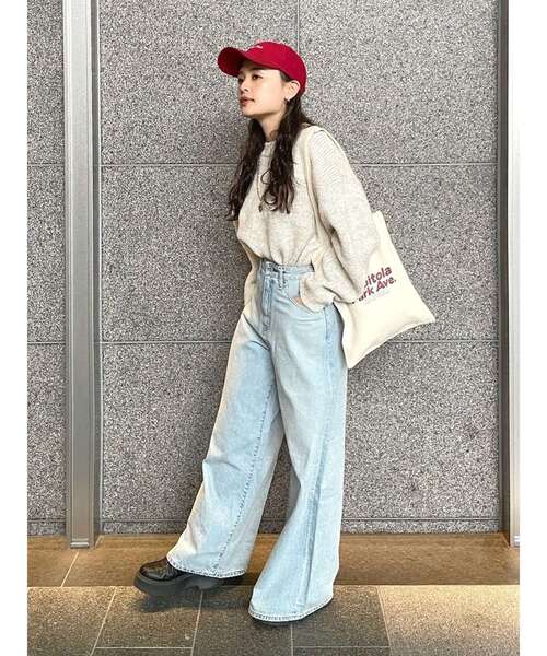 Ungrid - 今期新品Ungridモヘヤ混ルーズニット♡ Ungrid ニット セーター カラーモヘヤ混ルーズニット レディース
