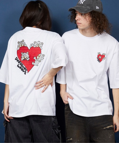 tシャツ オーバーサイズ  刺繍 Tシャツ 綿100％ /embroidery oversize T-shirt メンズ レディース | MEMENTISM | 31