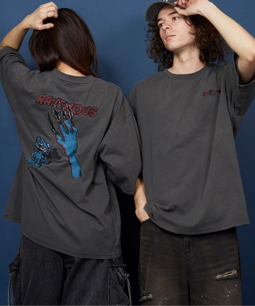 tシャツ オーバーサイズ  刺繍 Tシャツ 綿100％ /embroidery oversize T-shirt メンズ レディース | MEMENTISM | 41
